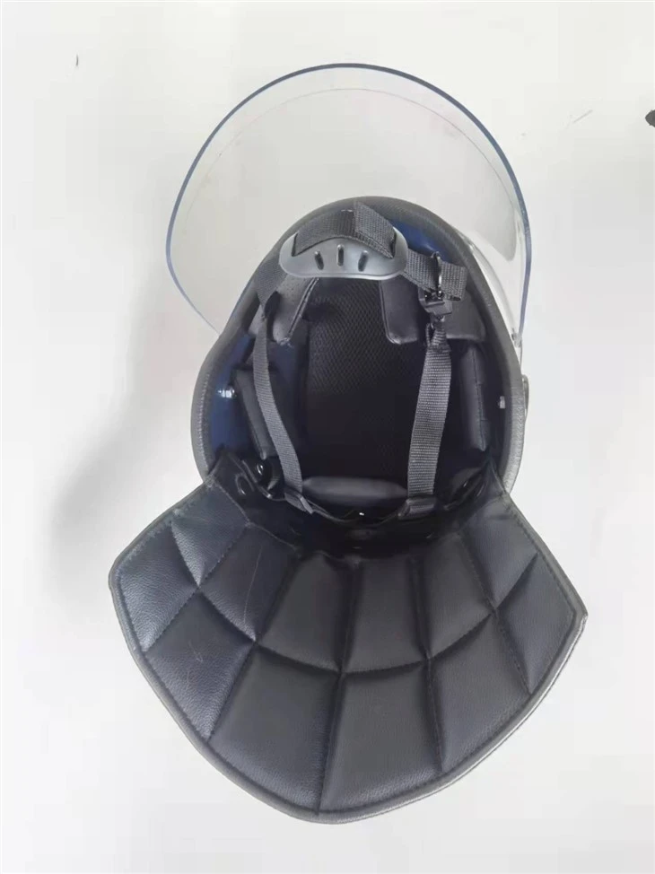 Tactical Black Steel Anti Riot Helmet
